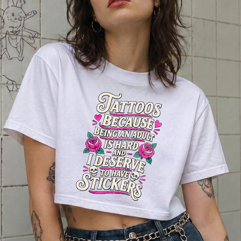 Skulls & Roses Ink Lover - DTF Transfer