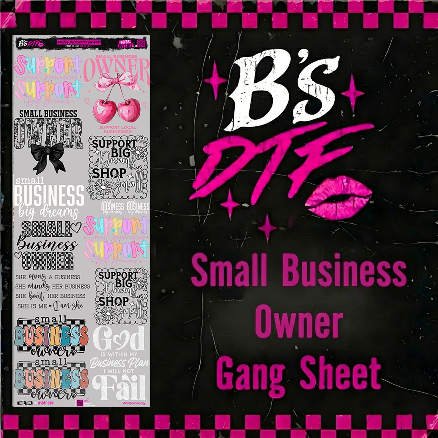 Small Business Owner Gang Sheet - DTF Transfers