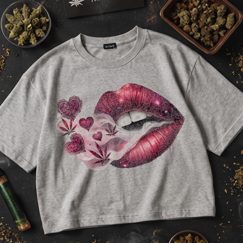 Smokey Velvet Lips Aesthetic -  DTF Transfer