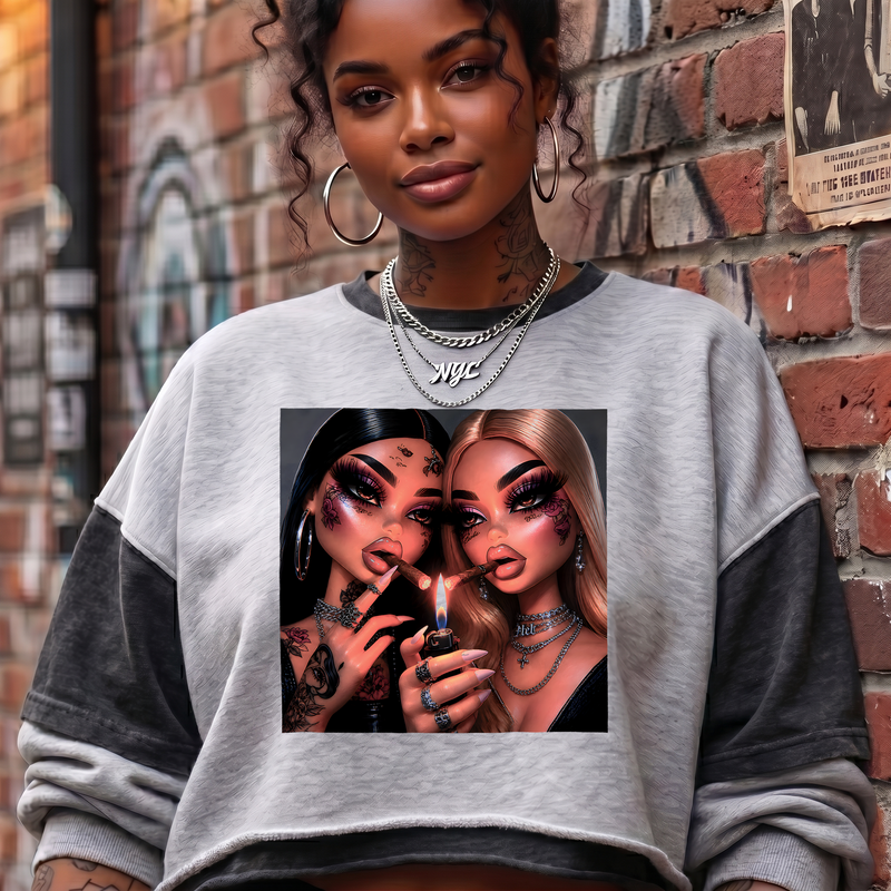 Smoking Dolls - DTF Transfer
