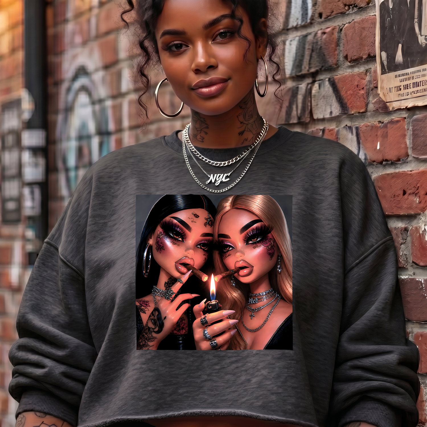 Smoking Dolls - DTF Transfer