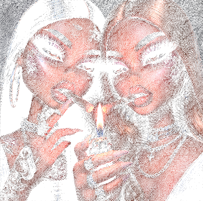 Smoking Dolls - DTF Transfer
