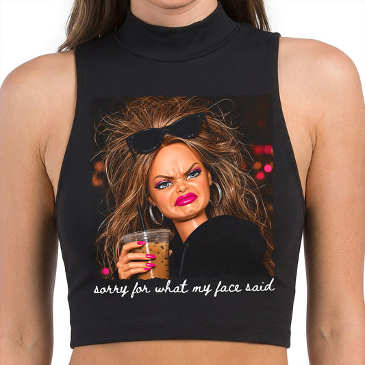 Sorry For What My Face Said Doll - DTF Transfer