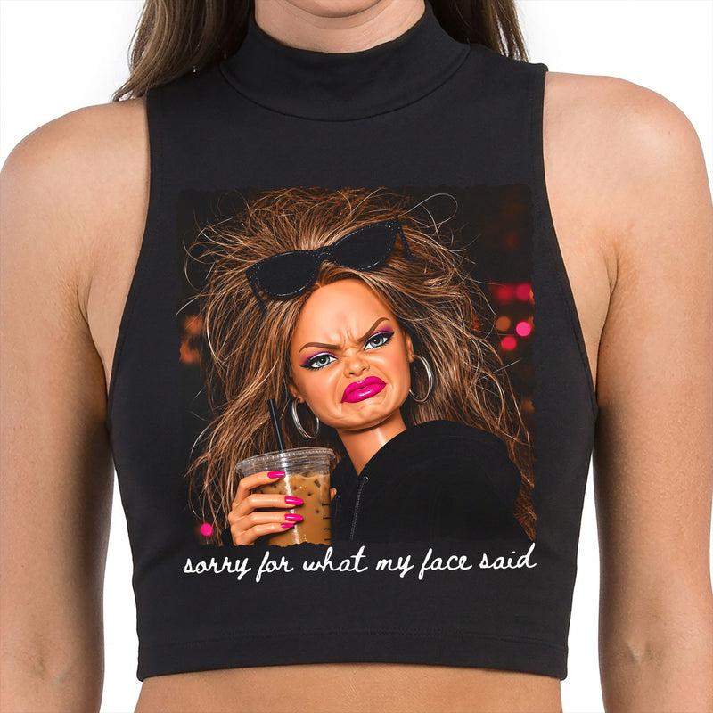 Sorry For What My Face Said Doll - DTF Transfer