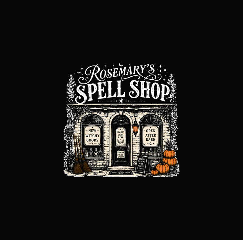 Vintage Practical Magic Storefront DTF Transfer