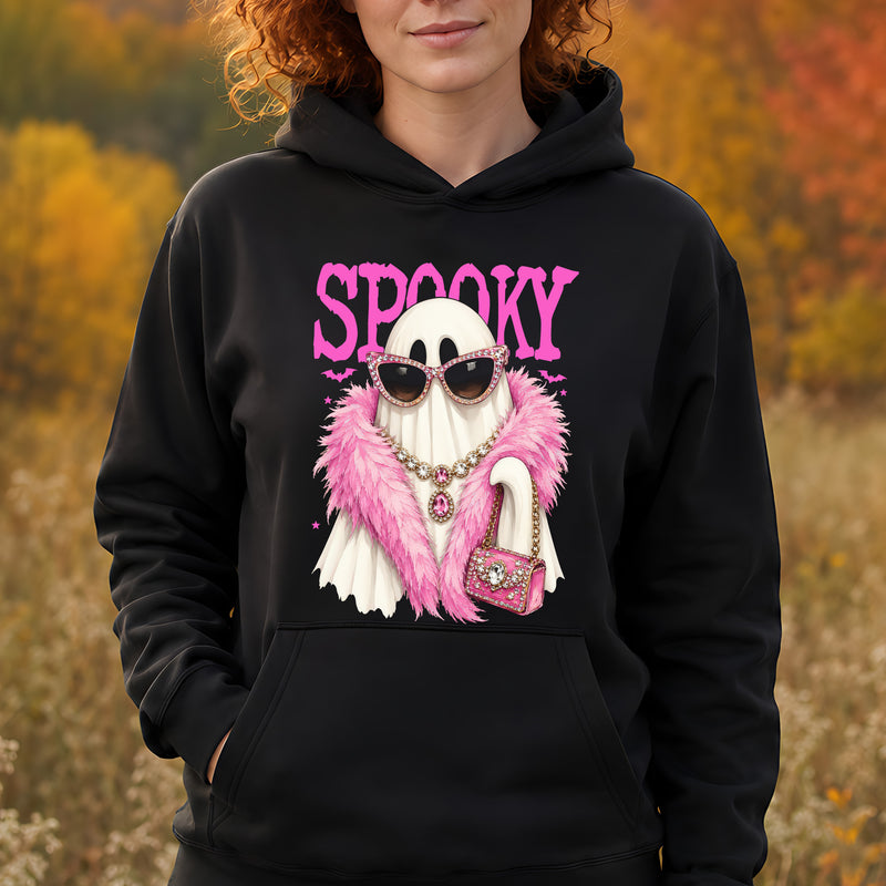 Spooky Pink Glam Boujee Ghost - DTF Transfer