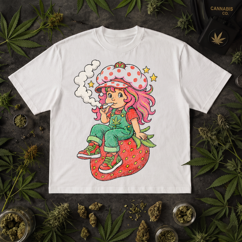 Strawberry Sweetness Retro Cartoon - DTF Transfer