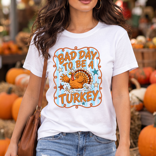 Striped Sarcastic Thanksgiving DTF Transfer