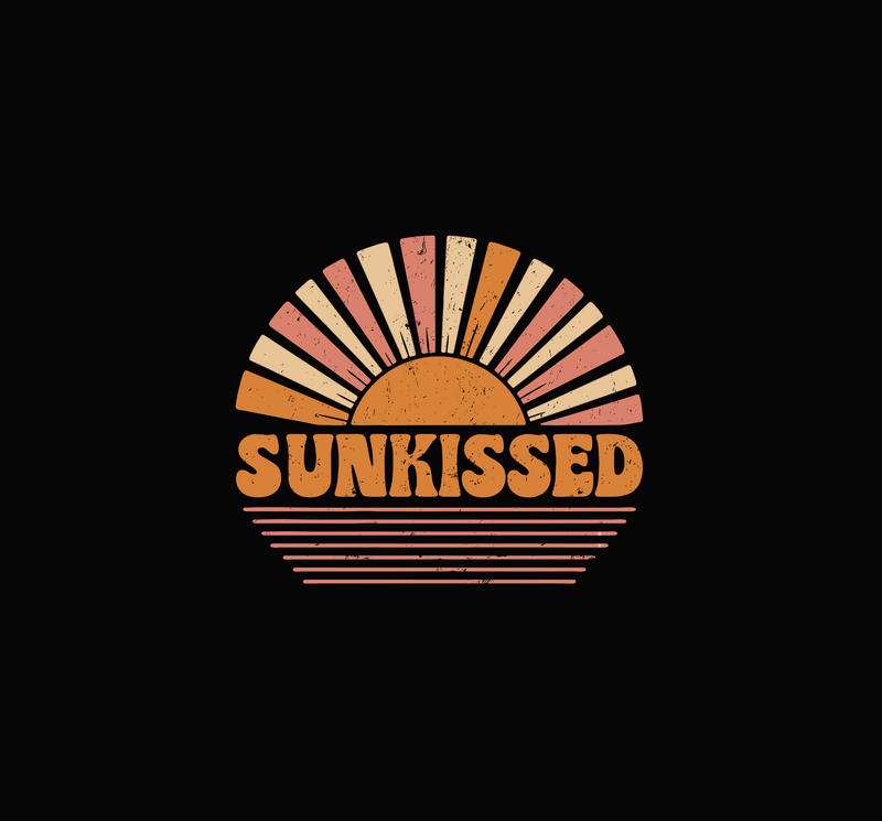 Sunkissed Retro 70s Sunset Horizon - DTF Transfer