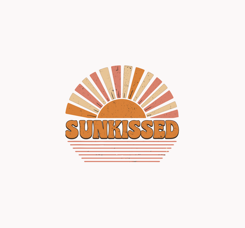 Sunkissed Retro 70s Sunset Horizon - DTF Transfer