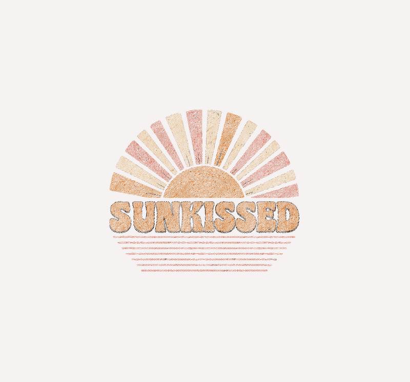 Sunkissed Retro 70s Sunset Horizon - DTF Transfer