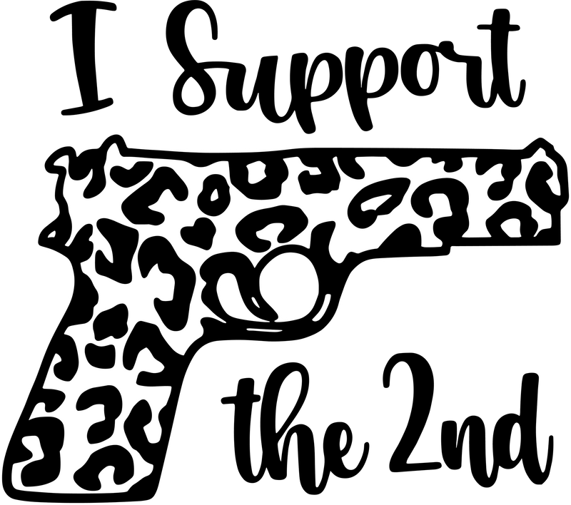 Locked & Spotted Leopard Pistol - DTF Transfer