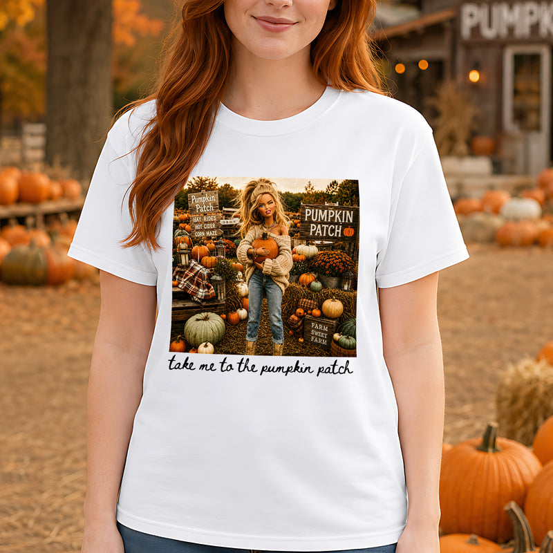 Take Me To The Pumpkin Patch Doll - DTF Transfer