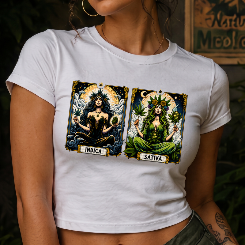 Indica & Sativa Goddess Tarot Cards - DTF Transfer