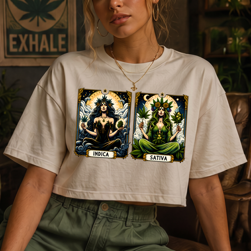 Indica & Sativa Goddess Tarot Cards - DTF Transfer