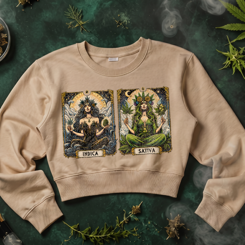 Indica & Sativa Goddess Tarot Cards - DTF Transfer