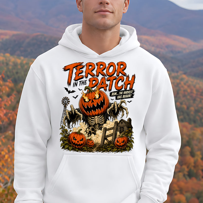 Terror In the Patch - Pumpkin Monster - DTF Transfer