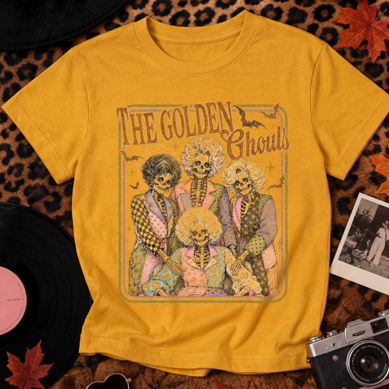 Retro Skeleton Squad Halloween DTF Transfer
