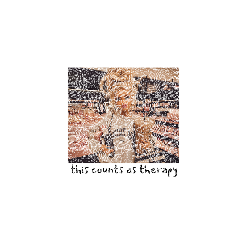 Retail Therapy Doll & Iced Coffee DTF Transfer