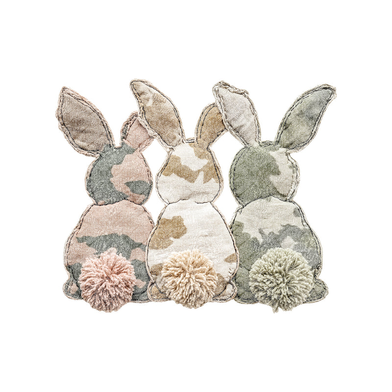 Triple Stitched Camo Bunnies - DTF Transfer