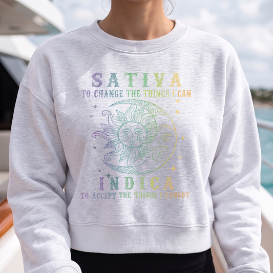 Sativa & Indica Serenity - DTF Transfer