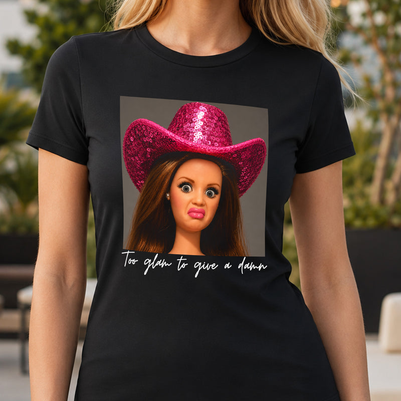 Too Glam To Give A Damn Doll - DTF Transfer