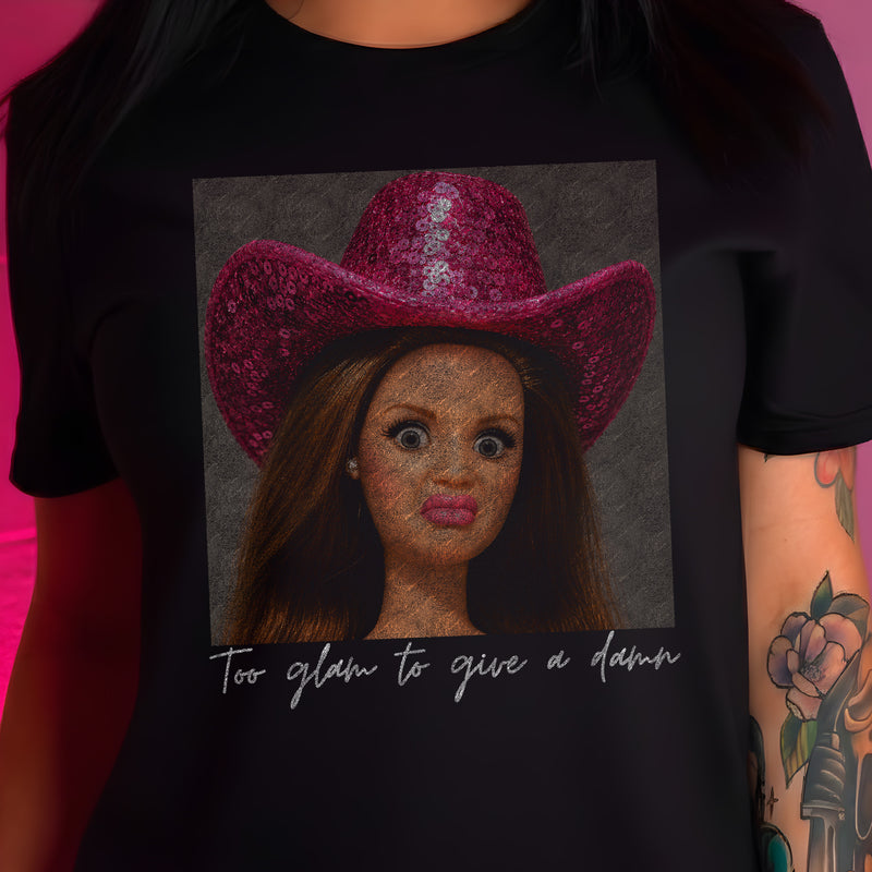 Too Glam To Give A Damn Doll - DTF Transfer