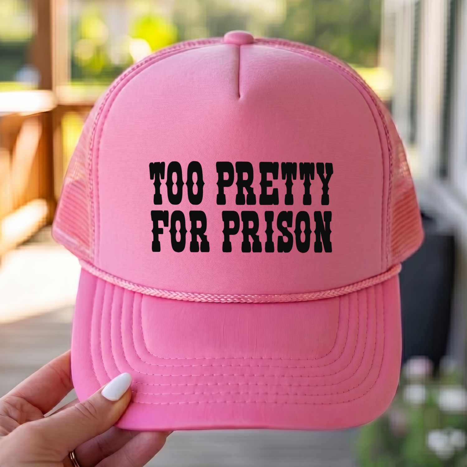 Too Pretty For Prison - DTF Transfer