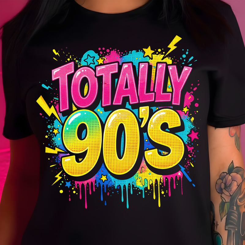Totally 90's Paint Splatter - DTF Transfer