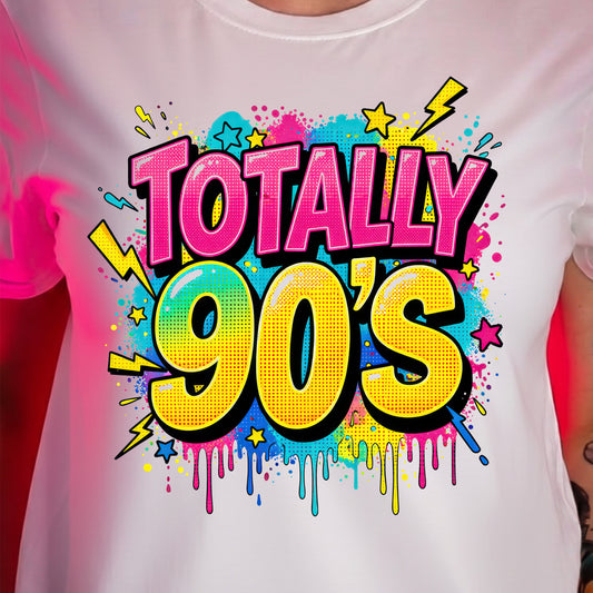 Totally 90's Paint Splatter - DTF Transfer