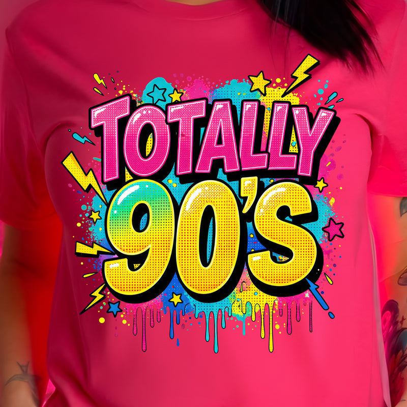 Totally 90's Paint Splatter - DTF Transfer
