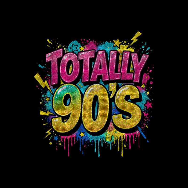 Totally 90's Paint Splatter - DTF Transfer