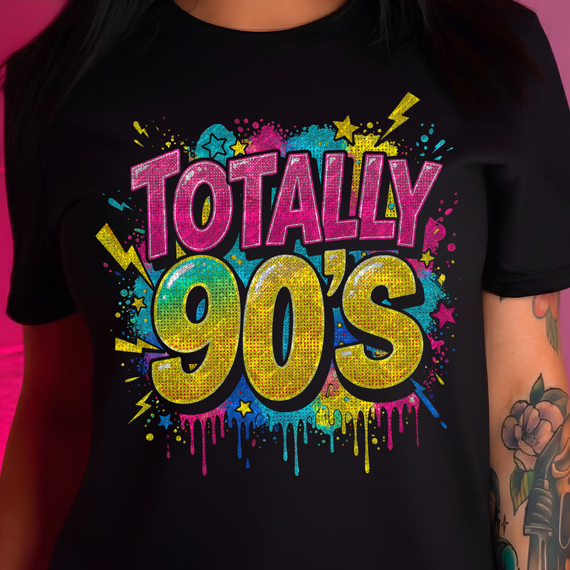 Totally 90's Paint Splatter - DTF Transfer