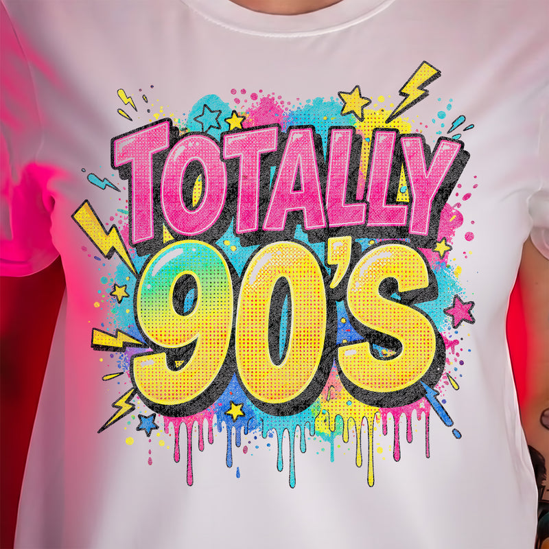 Totally 90's Paint Splatter - DTF Transfer