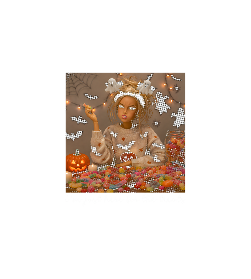 Halloween Candy Doll DTF Transfer