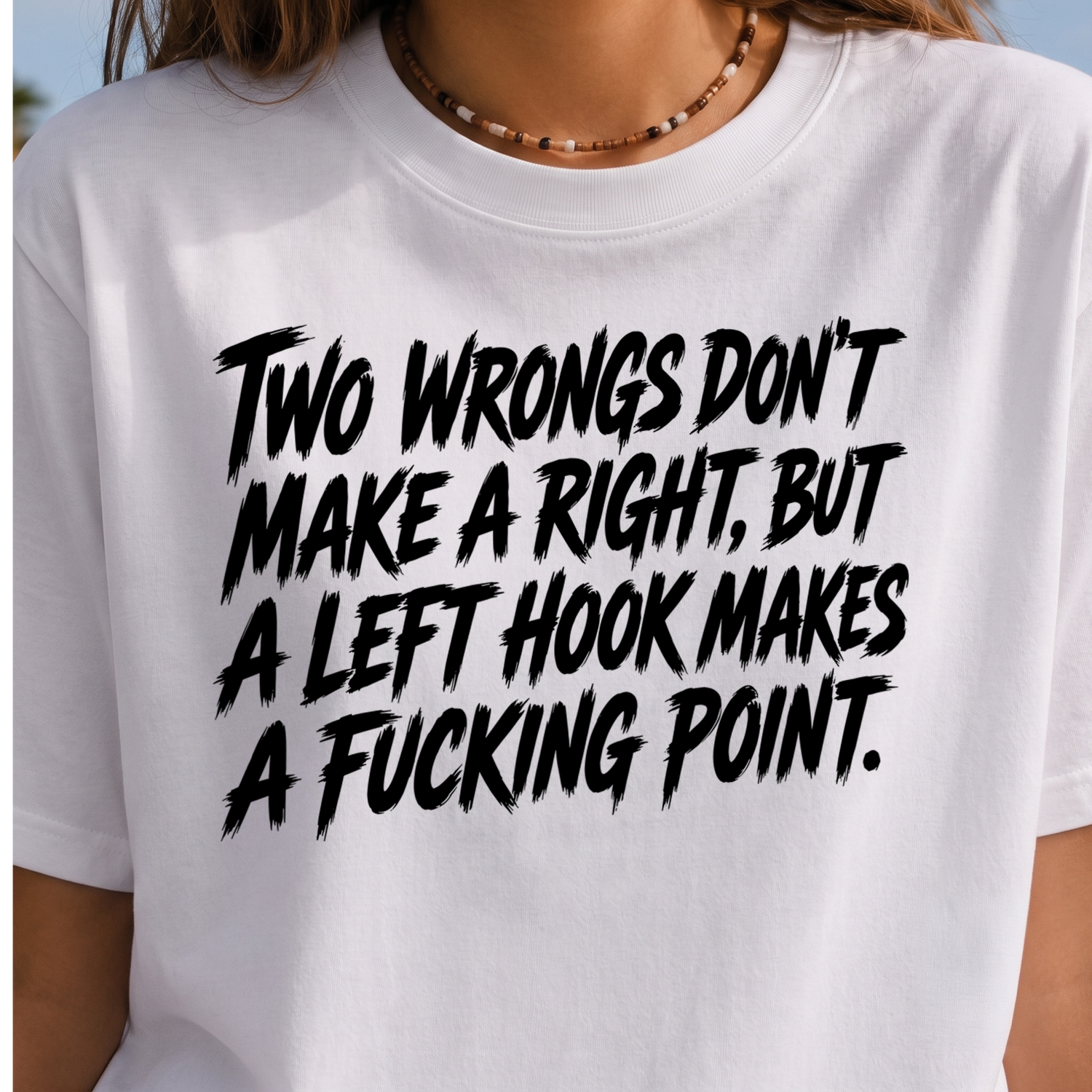 Left Hook Dark Humor - DTF Transfer