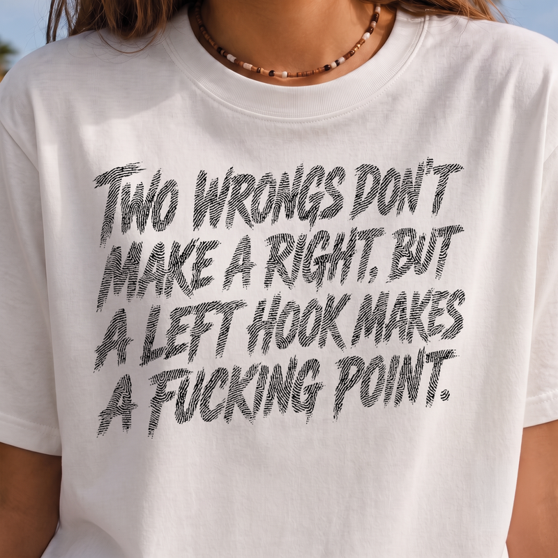 Left Hook Dark Humor - DTF Transfer