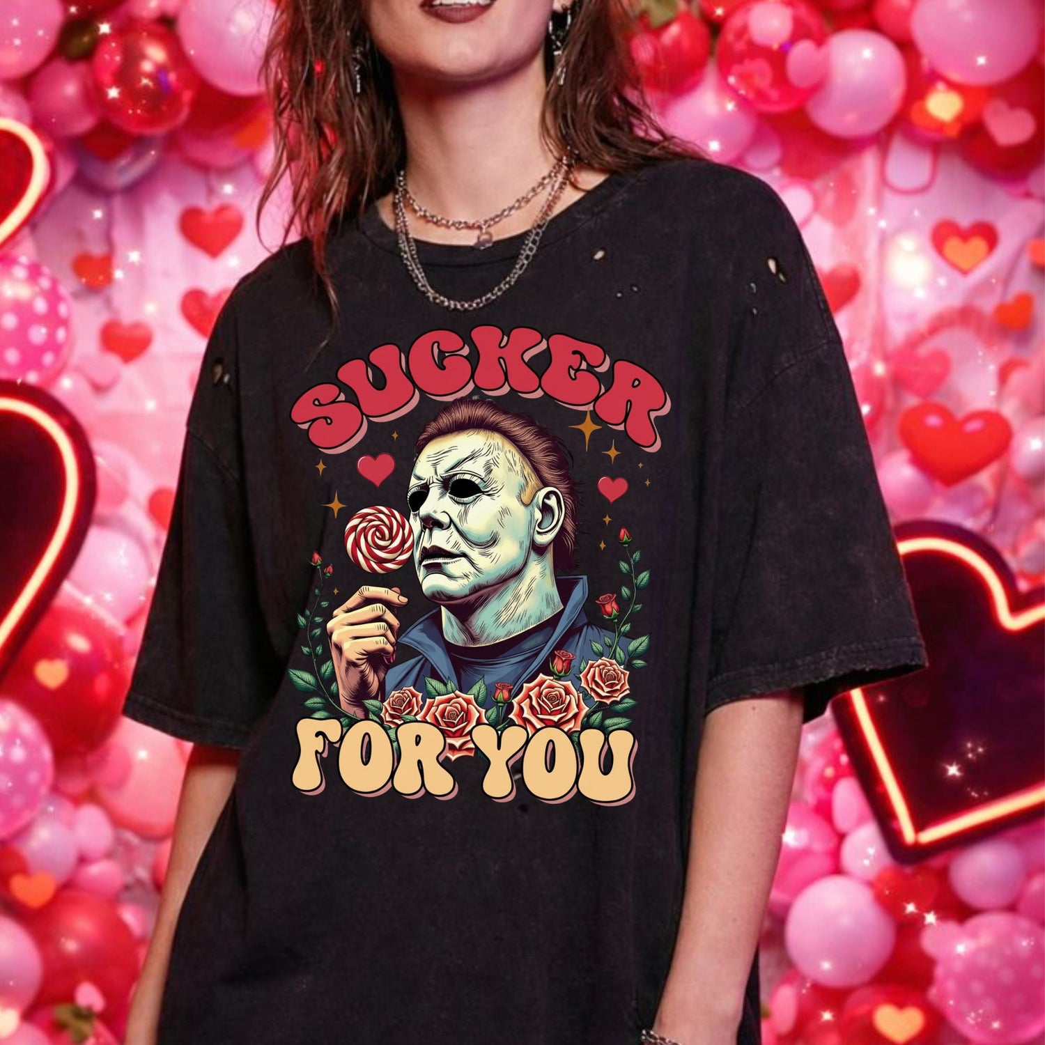 Sucker For You Horror Valentine- DTF Transfer