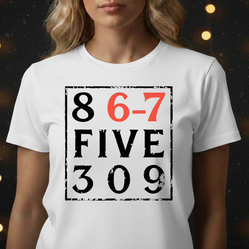 867-5309- DTF Transfer