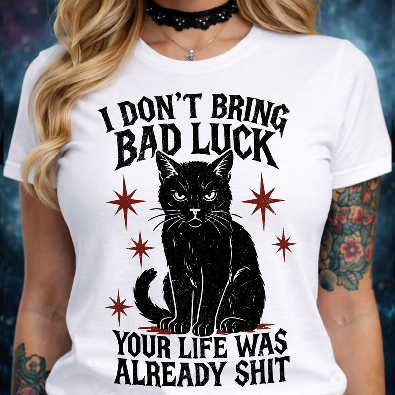 Bad Luck Black Cat- DTF Transfer