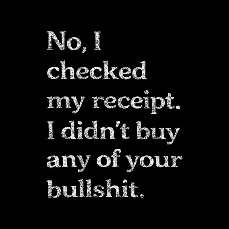 Zero Bullshit - DTF Transfer