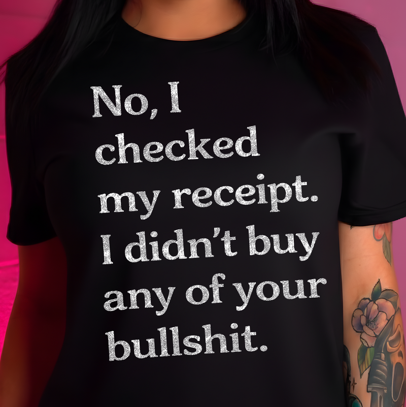 Zero Bullshit - DTF Transfer