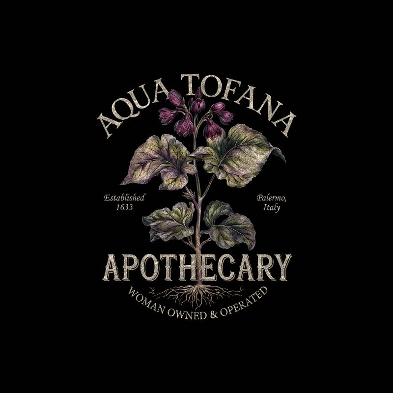 Aqua Tofana Apothecary - DTF Transfer