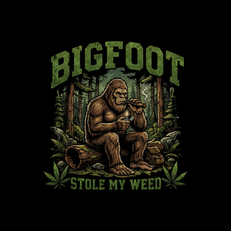Bigfoot Stole My Weed - DTF Transfer