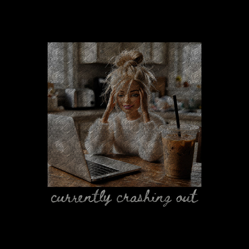 Currently Crashing Out Doll - DTF Transfer