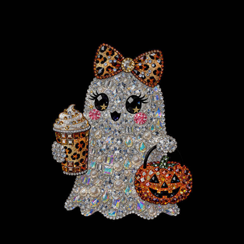 Faux Gemstone Preppy Ghost - DTF Transfer