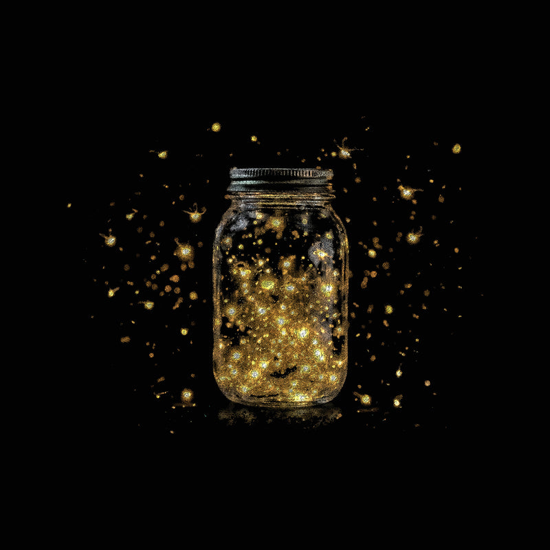 Summer Night Firefly Mason Jar - DTF Transfer