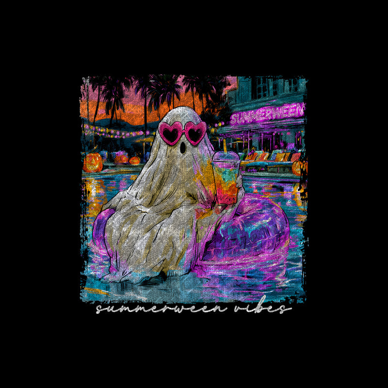 Summerween Vibes Pool Party - DTF Transfer