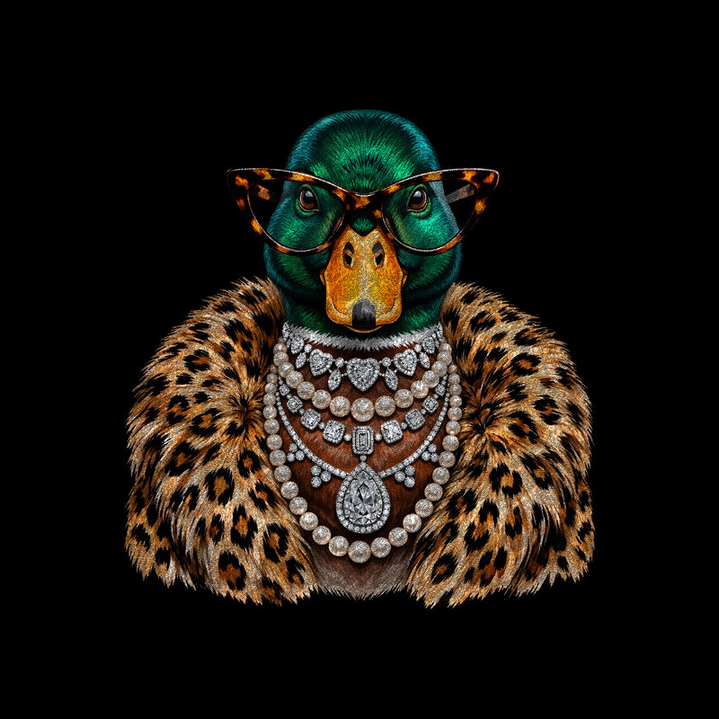 Glam Boujee Mallard - DTF Transfer