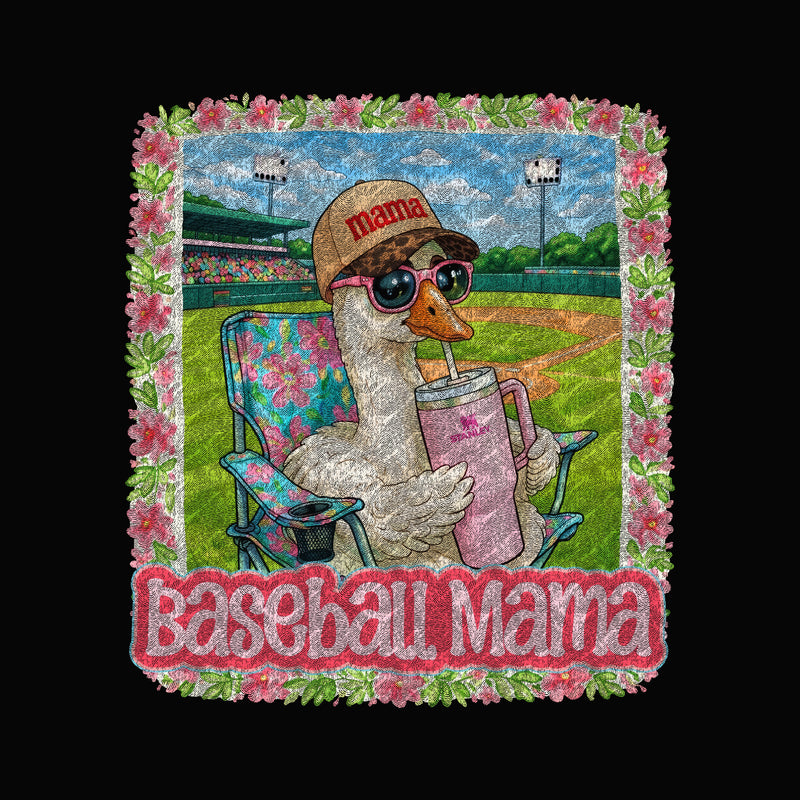 Main Character Baseball Mama - DTF Transfer